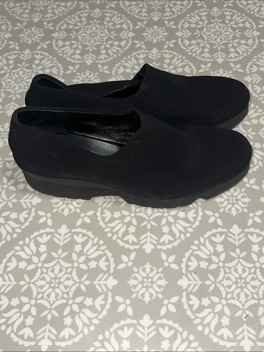 Thierry Rabotin Black Slip-On Women's Shoes